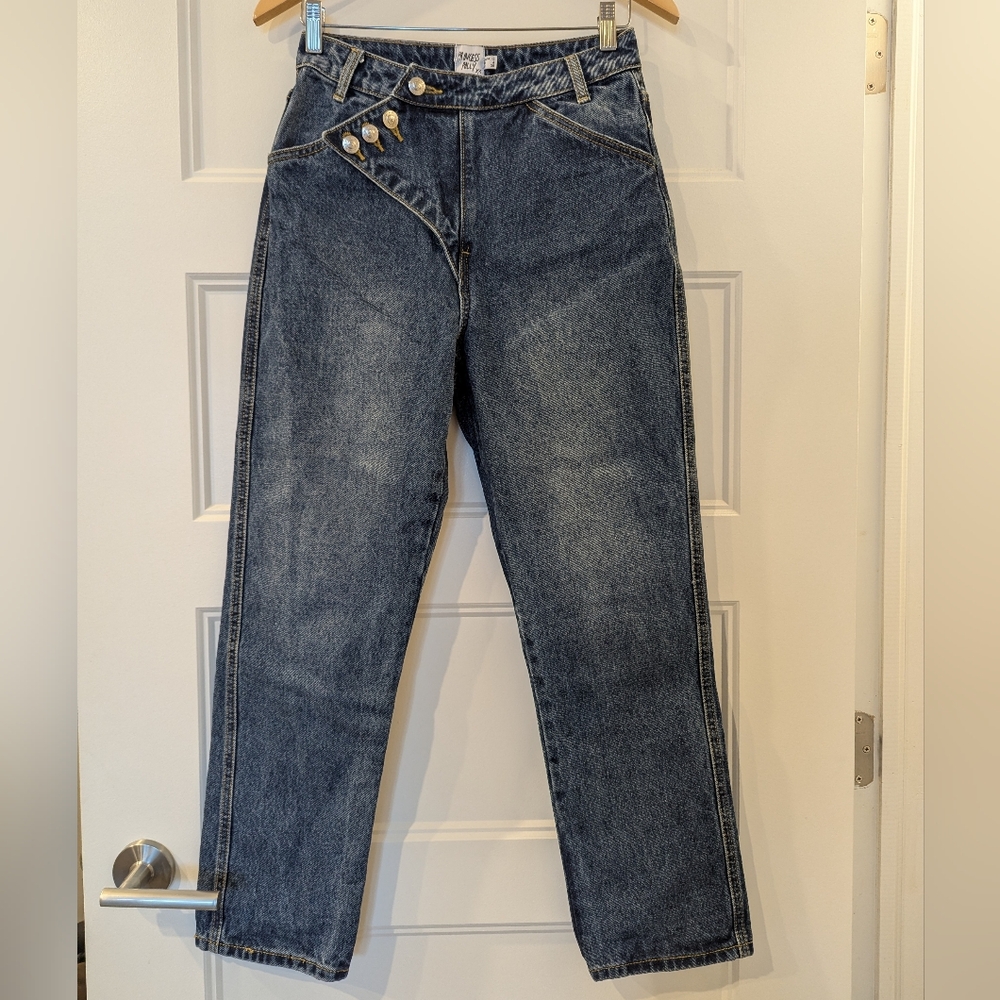 Princess Polly High Rise Blue Jeans